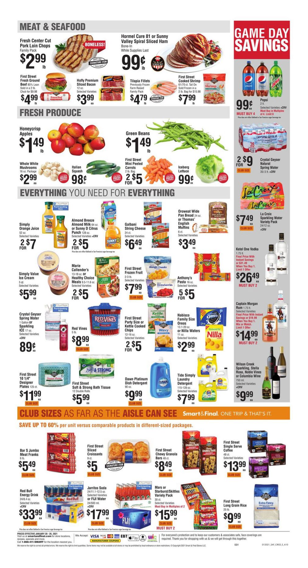 Smart & Final Weekly Ad Flyer January 20 to January 26, 2021