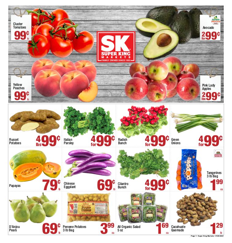 Super King Markets Weekly Ad Flyer January 20 to January 26, 2021