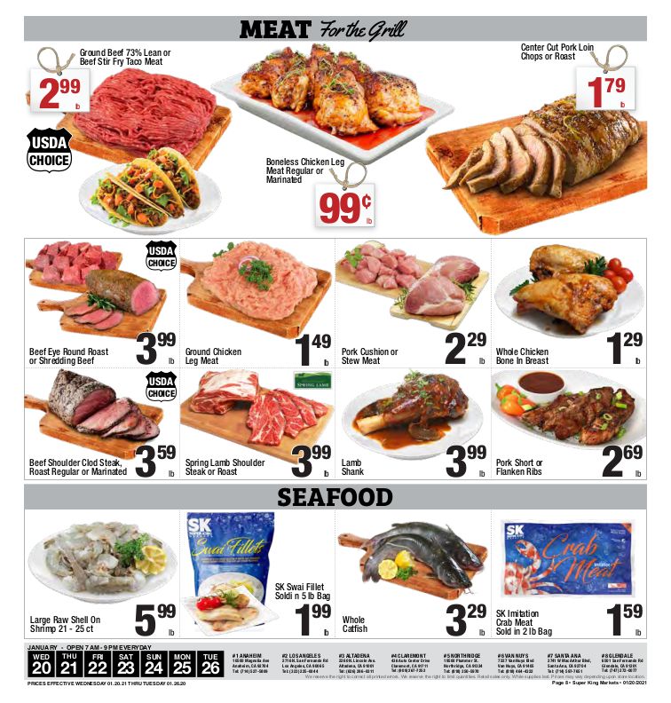 Super King Markets Weekly Ad Flyer January 20 to January 26, 2021