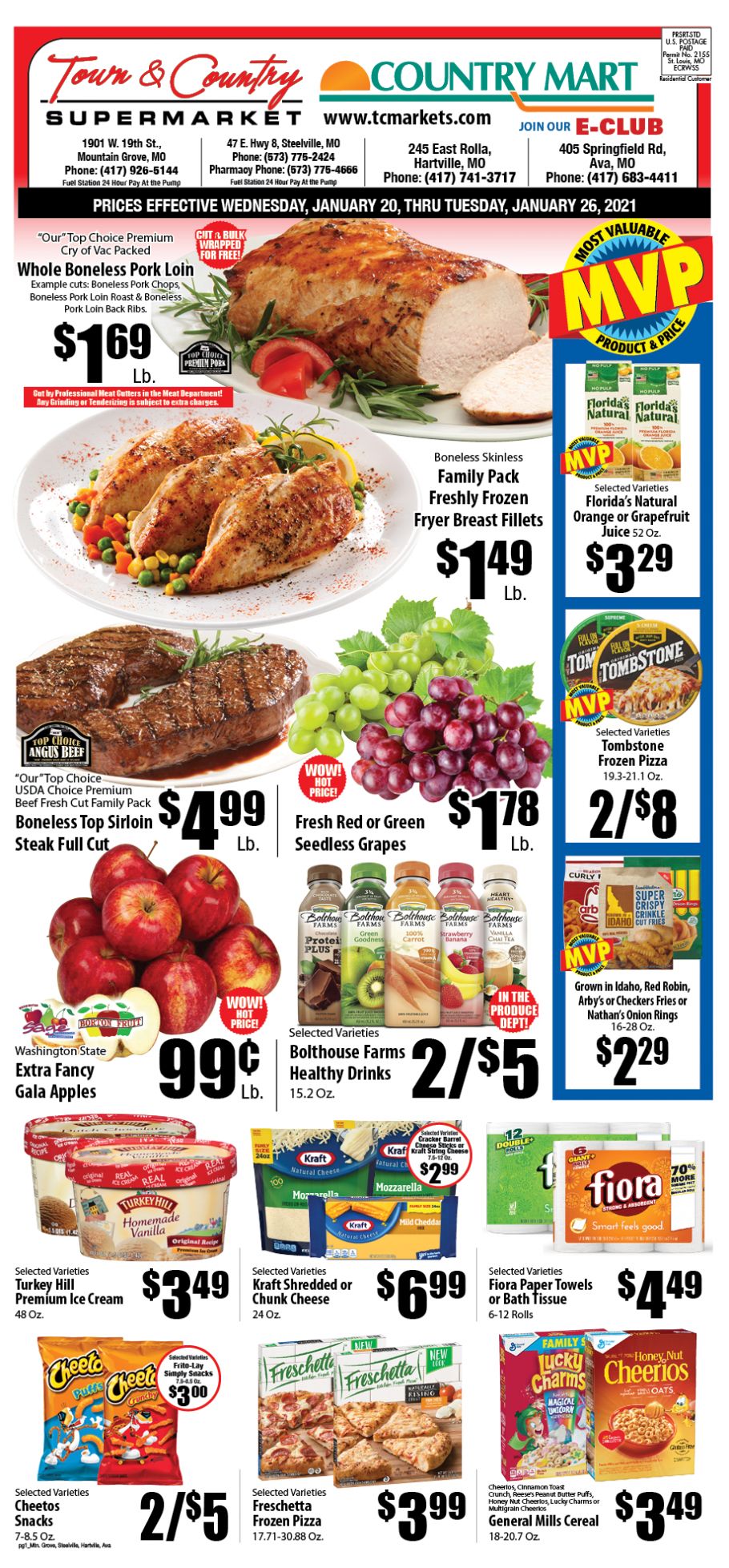 Town & Country Supermarket Weekly Ad Flyer January 20 to January 26, 2021
