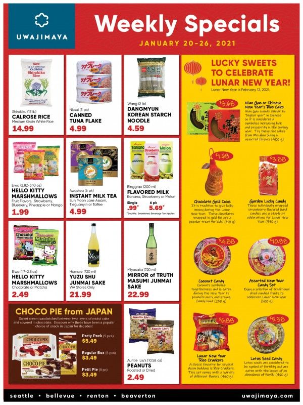 Uwajimaya Weekly Ad Flyer January 20 to January 26, 2021