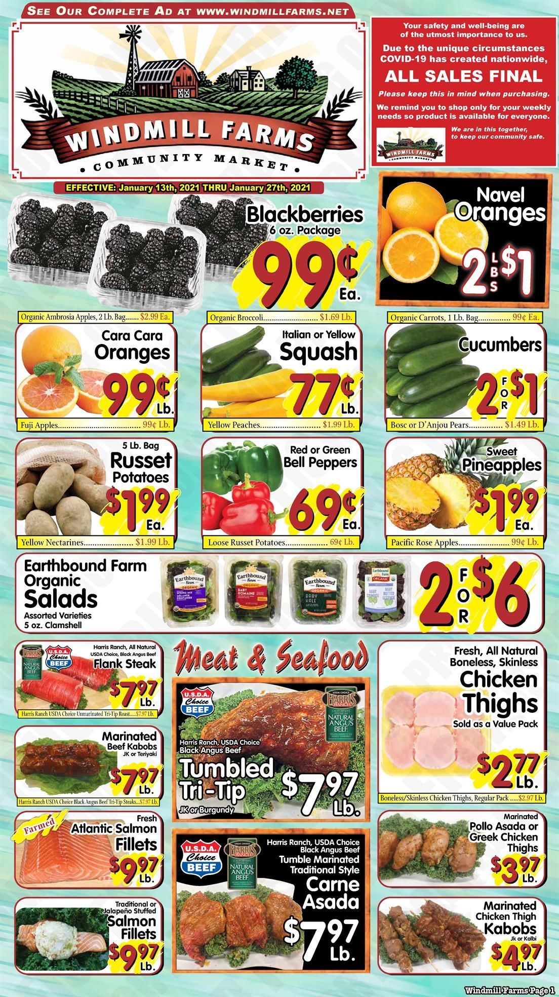 Windmill Farms Biweekly Ad Flyer January 13 to January 27, 2021