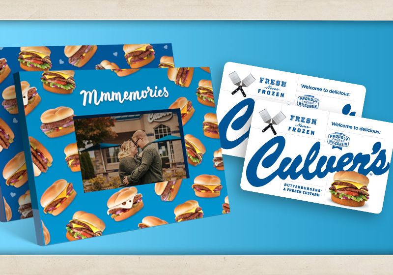 Enter to Win Free Food and Gift Cards with Culver's Memory Lane Sweepstakes Enter to Win Free Food and Gift Cards with Culver's Memory Lane Sweepstakes