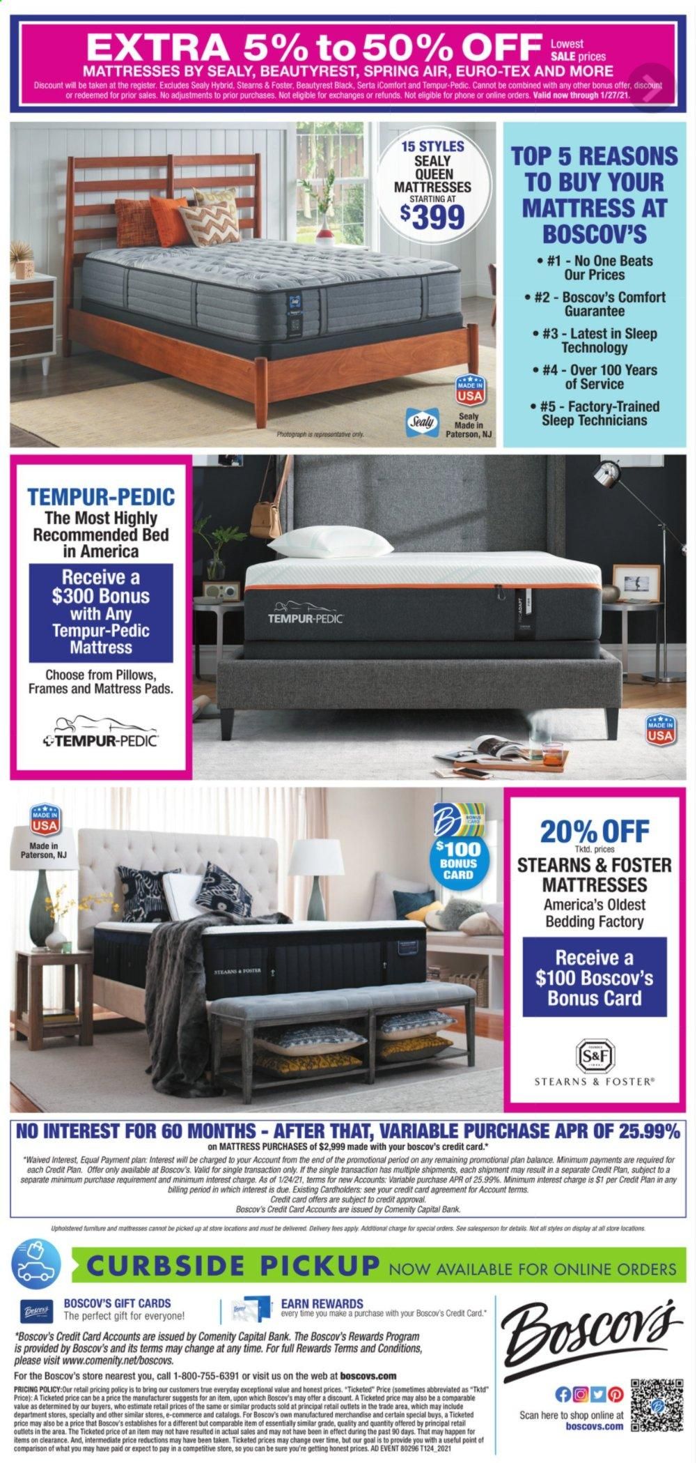 Boscov's Weekly Ad Flyer January 21 to January 27