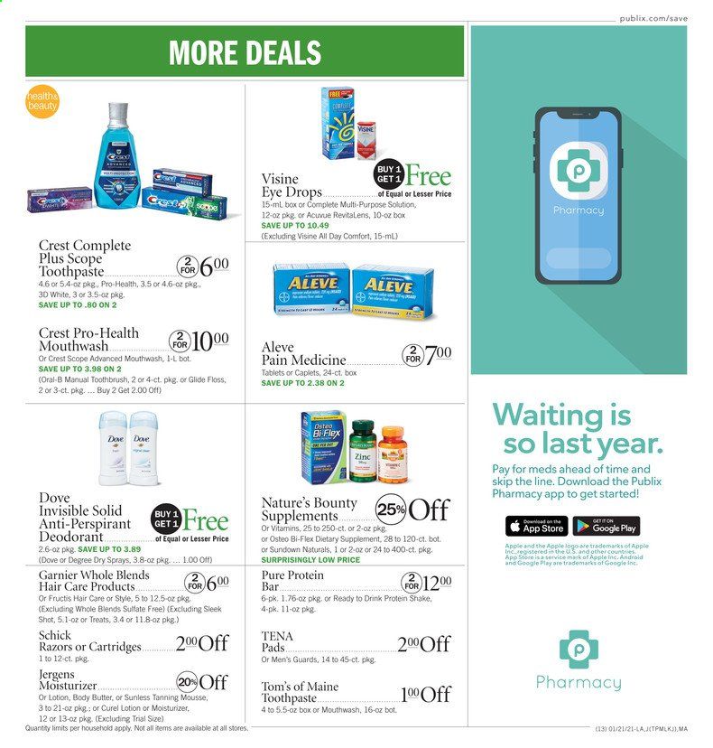 Publix (AL, FL, GA, NC, SC, TN, VA) Weekly Ad Flyer January 21 to January 27