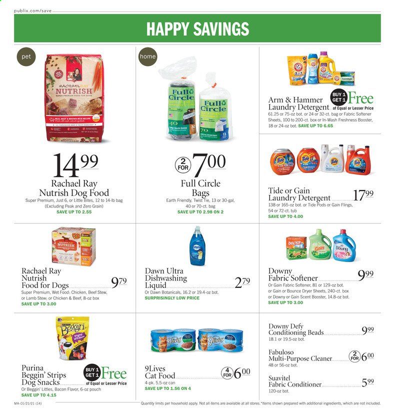 Publix (AL, FL, GA, NC, SC, TN, VA) Weekly Ad Flyer January 21 to January 27