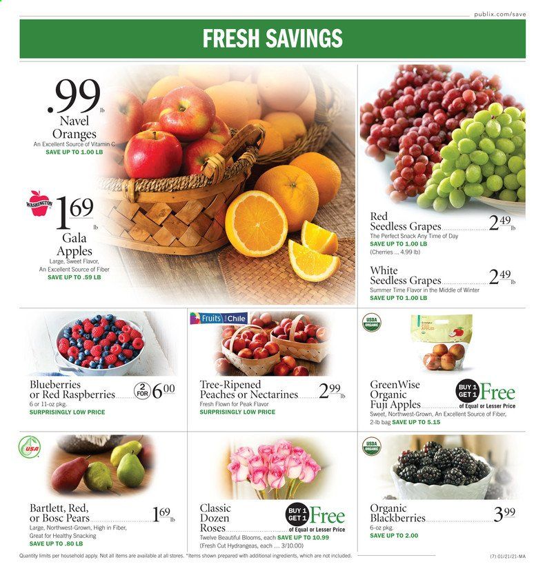 Publix (AL, FL, GA, NC, SC, TN, VA) Weekly Ad Flyer January 21 to January 27