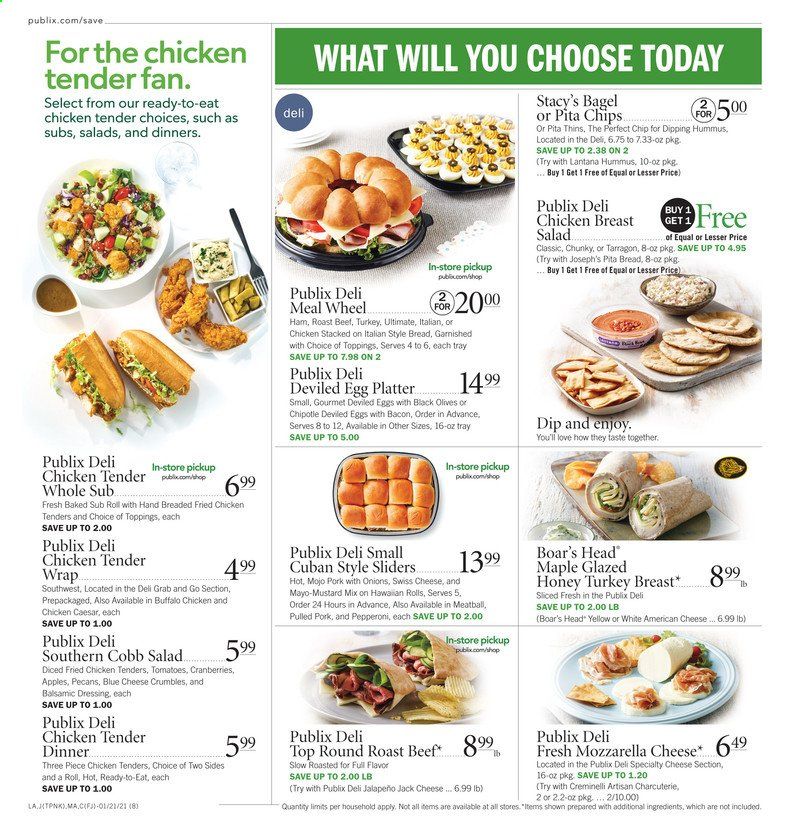 Publix (AL, FL, GA, NC, SC, TN, VA) Weekly Ad Flyer January 21 to January 27