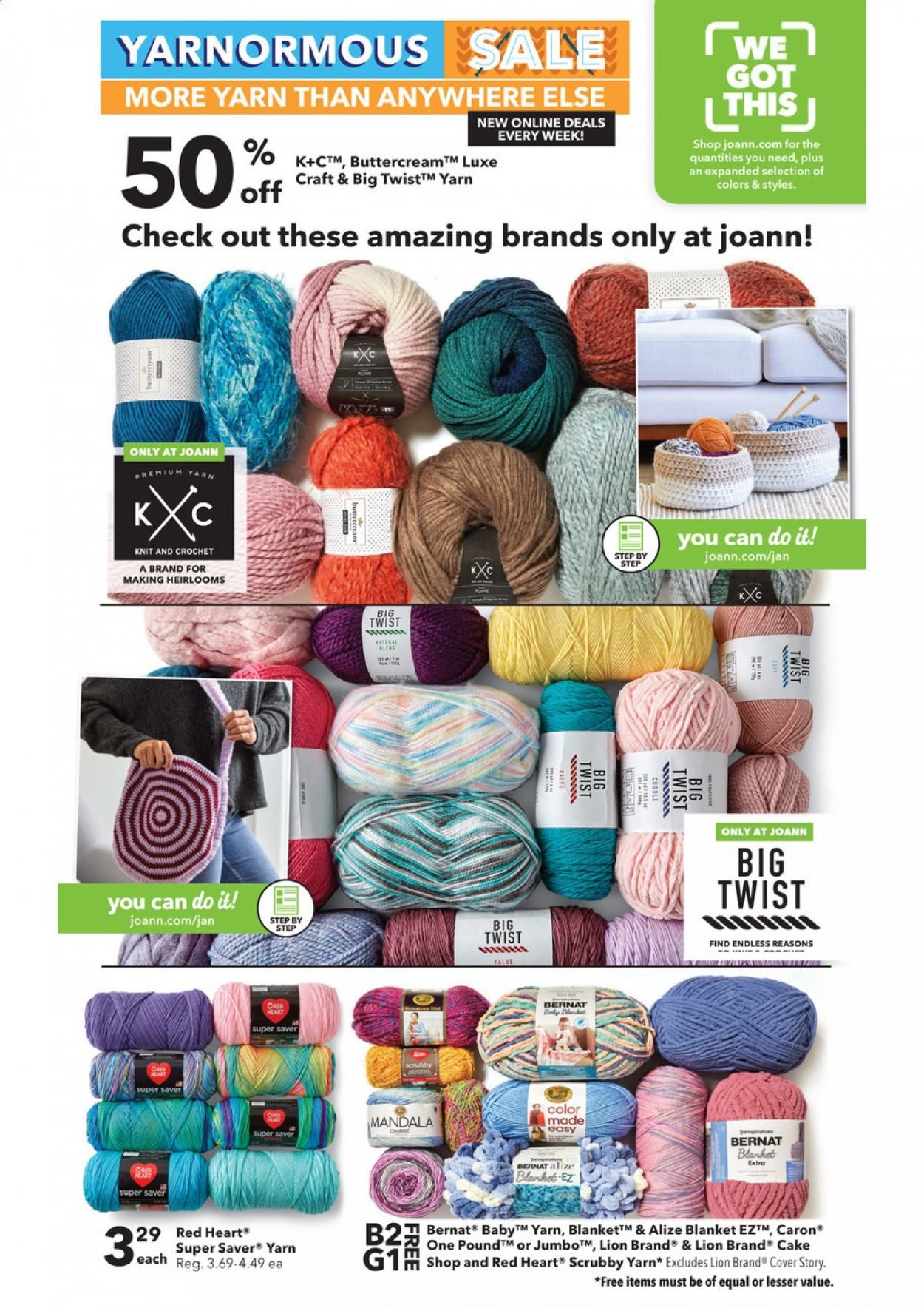 JOANN Weekly Ad Flyer January 21 to February 10