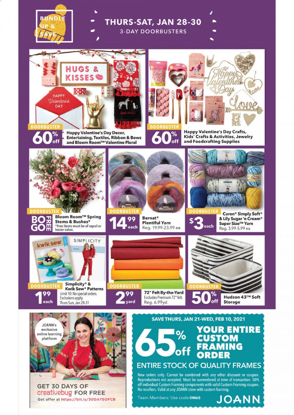 JOANN Weekly Ad Flyer January 21 to February 10