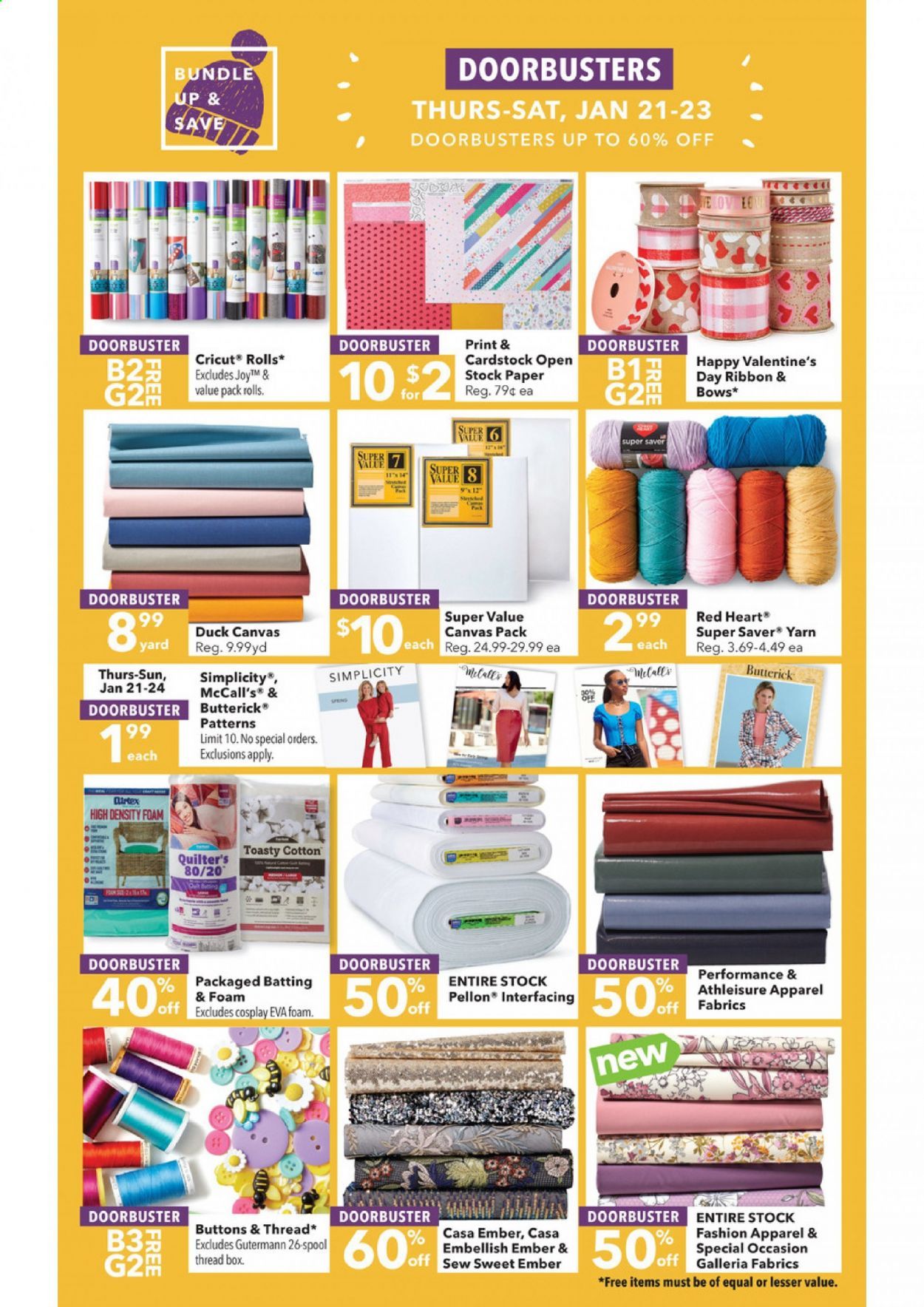 JOANN Weekly Ad Flyer January 21 to February 10