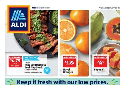 ALDI (CA) Weekly Ad Flyer January 20 to January 26