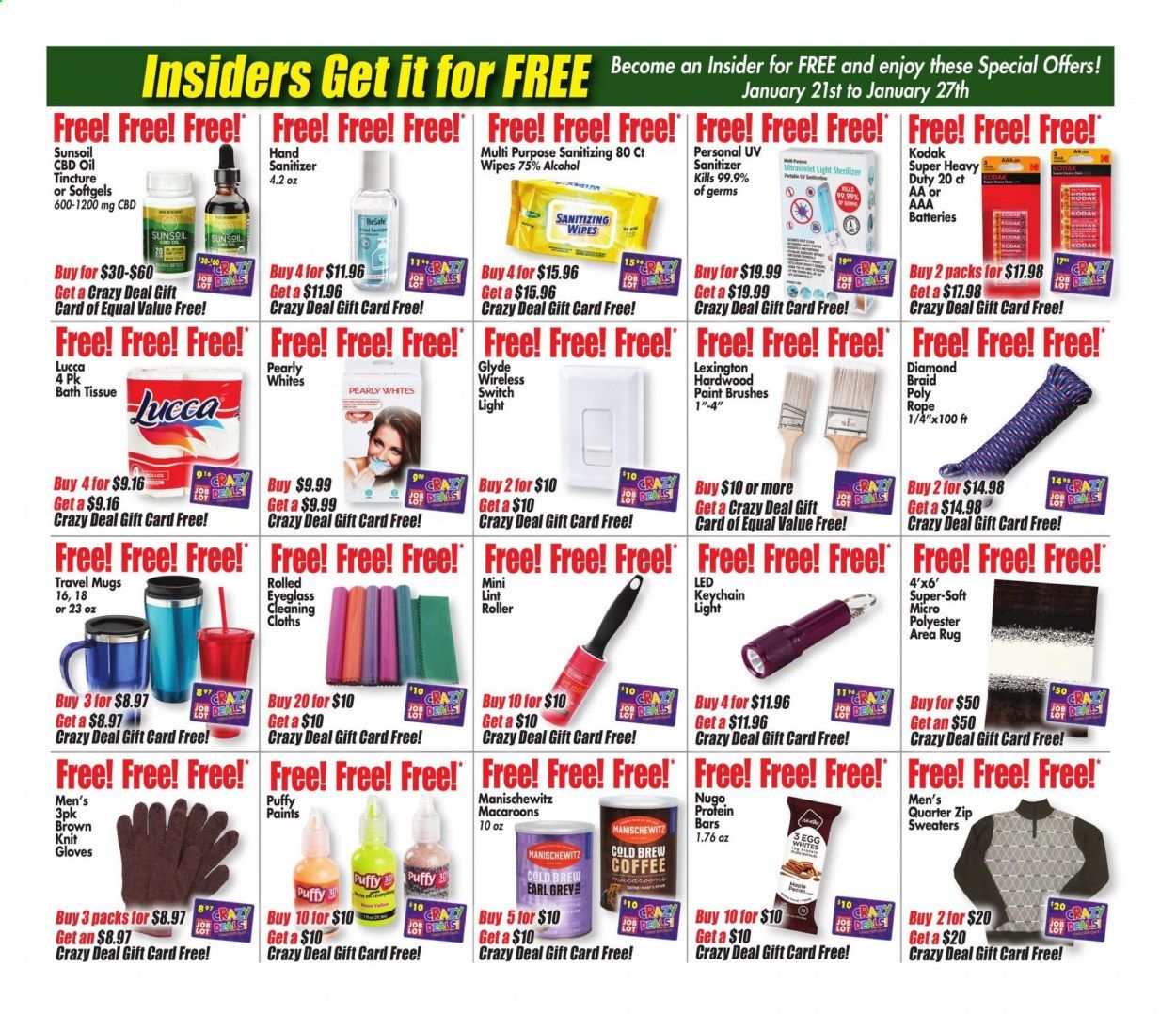 Ocean State Job Lot Weekly Ad Flyer January 21 to January 27