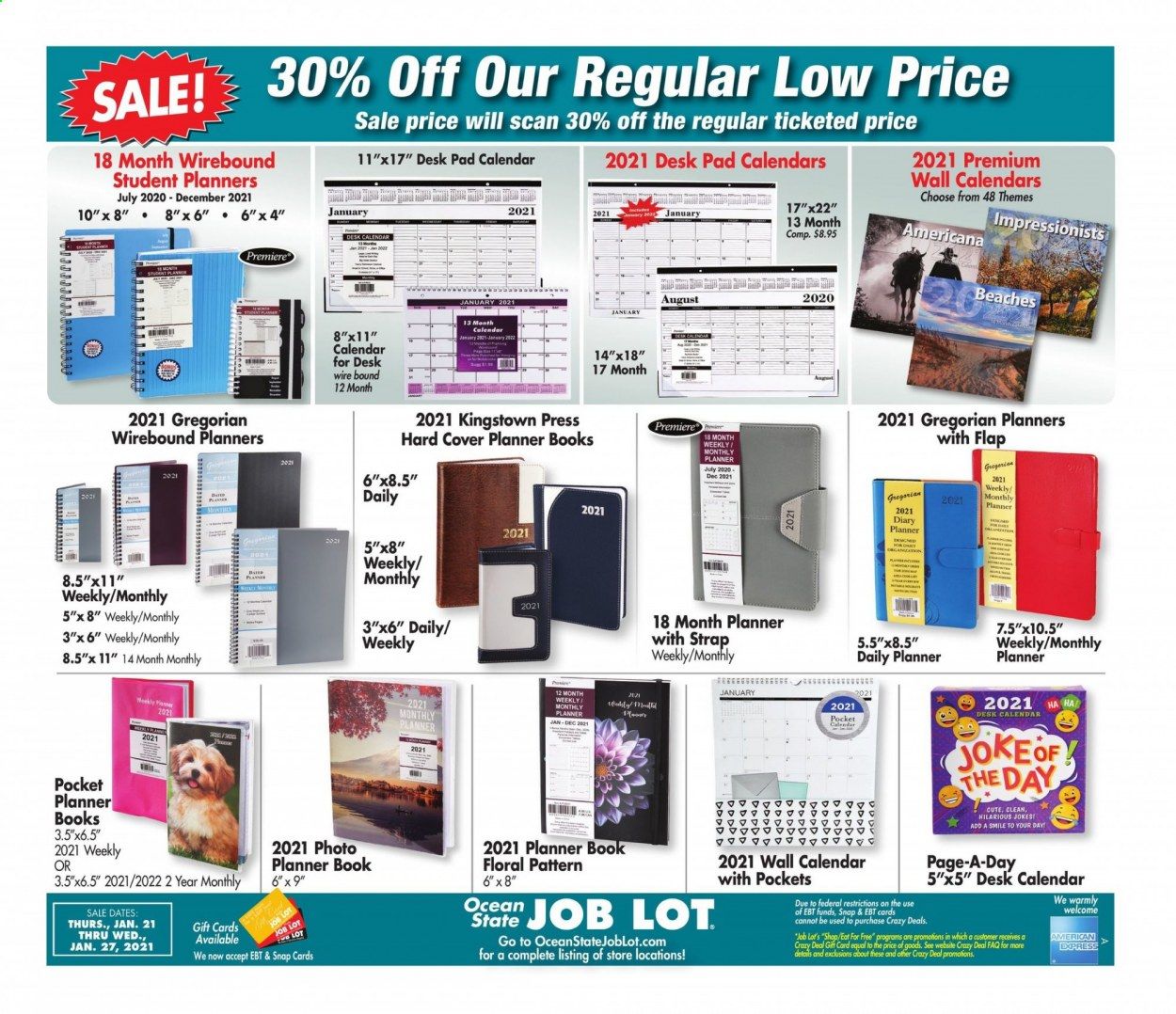 Ocean State Job Lot Weekly Ad Flyer January 21 to January 27