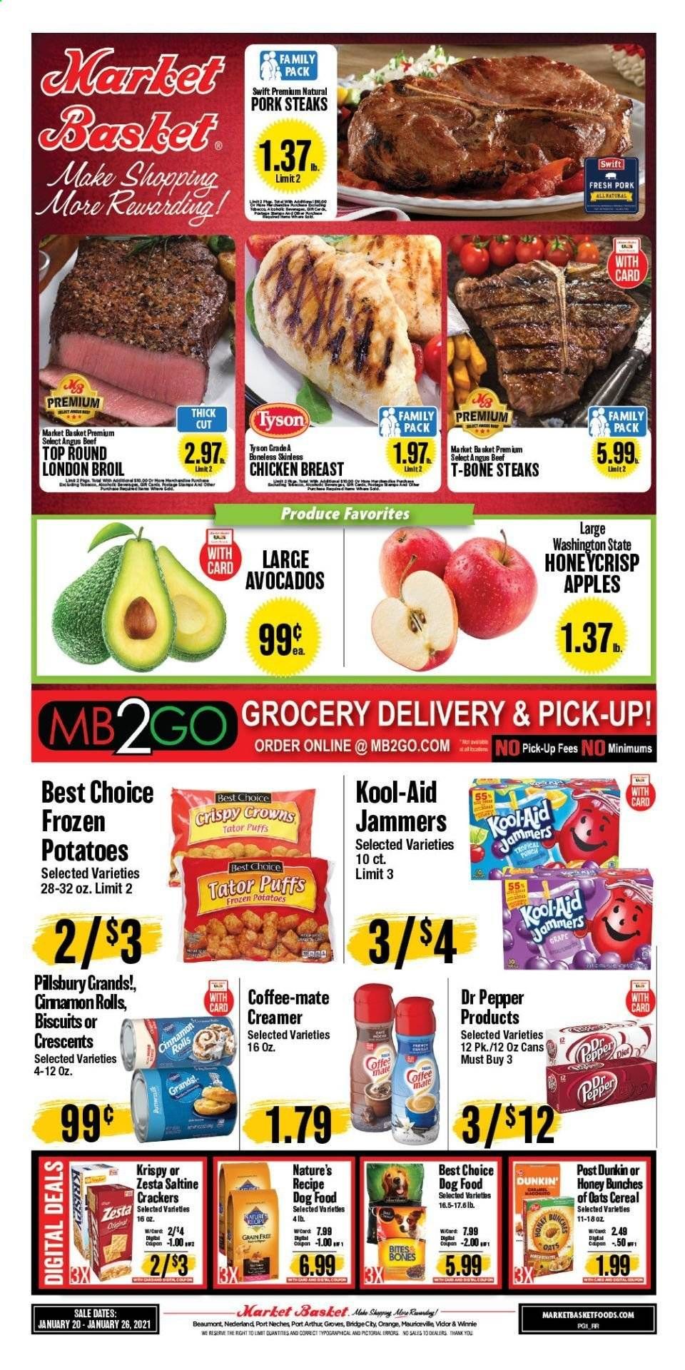 Market Basket (LA, TX) Weekly Ad Flyer January 20 to January 26