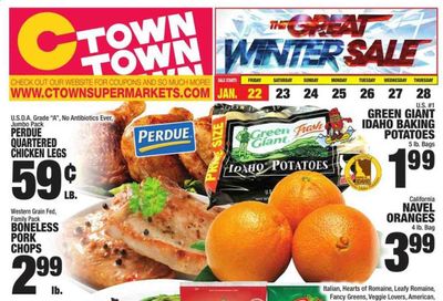 C-Town Weekly Ad Flyer January 22 to January 28
