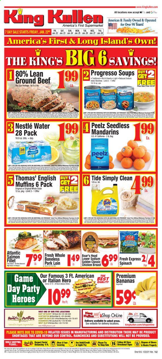 King Kullen Weekly Ad Flyer January 22 to January 28