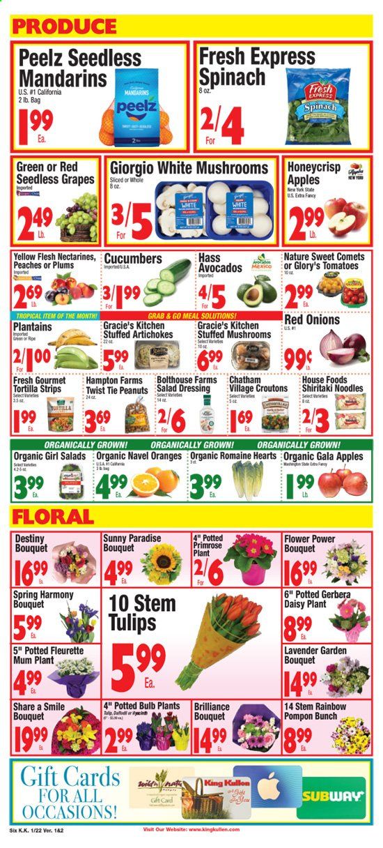 King Kullen Weekly Ad Flyer January 22 to January 28