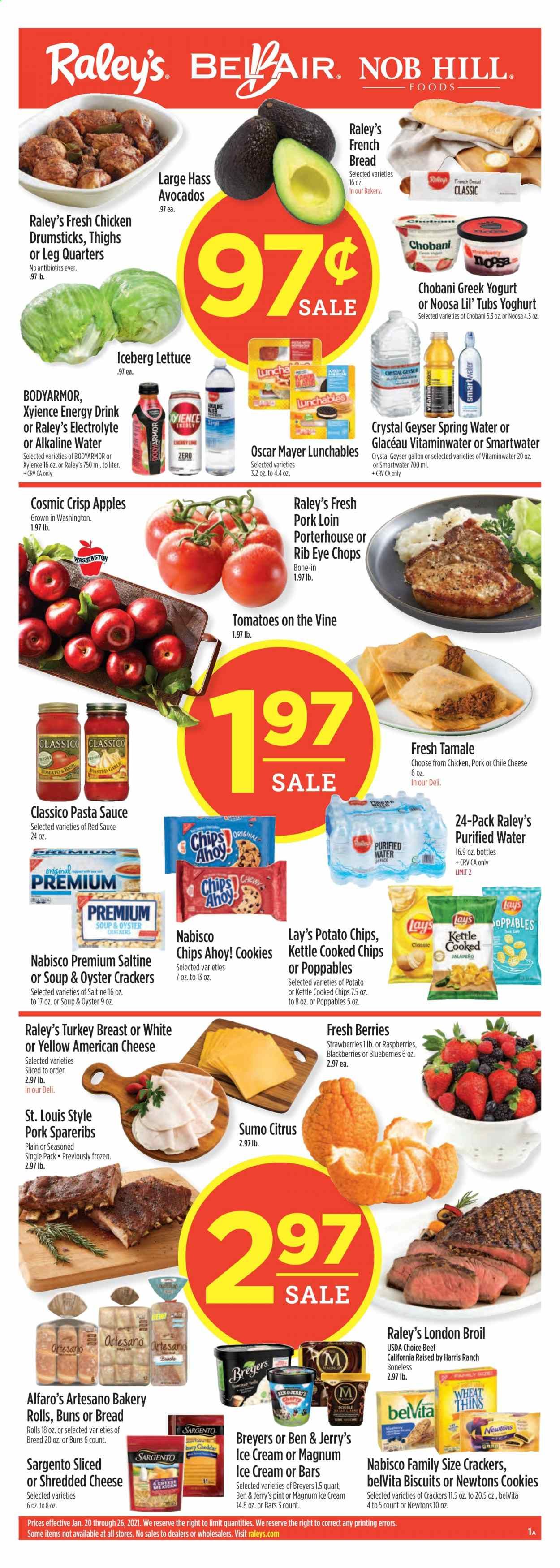 Raley's (CA, NV) Weekly Ad Flyer January 20 to January 26