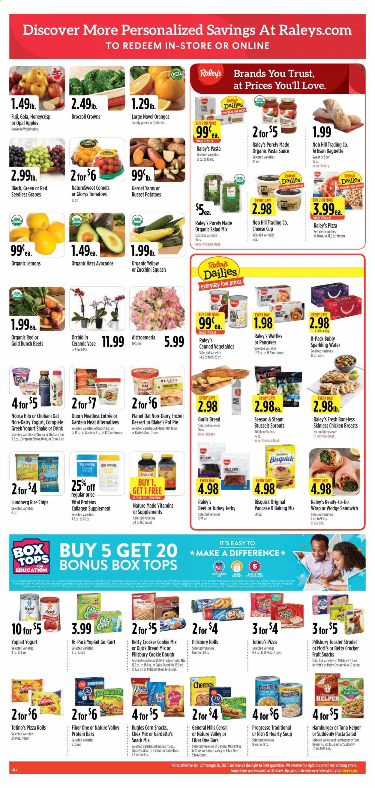 Raley's (CA, NV) Weekly Ad Flyer January 20 to January 26