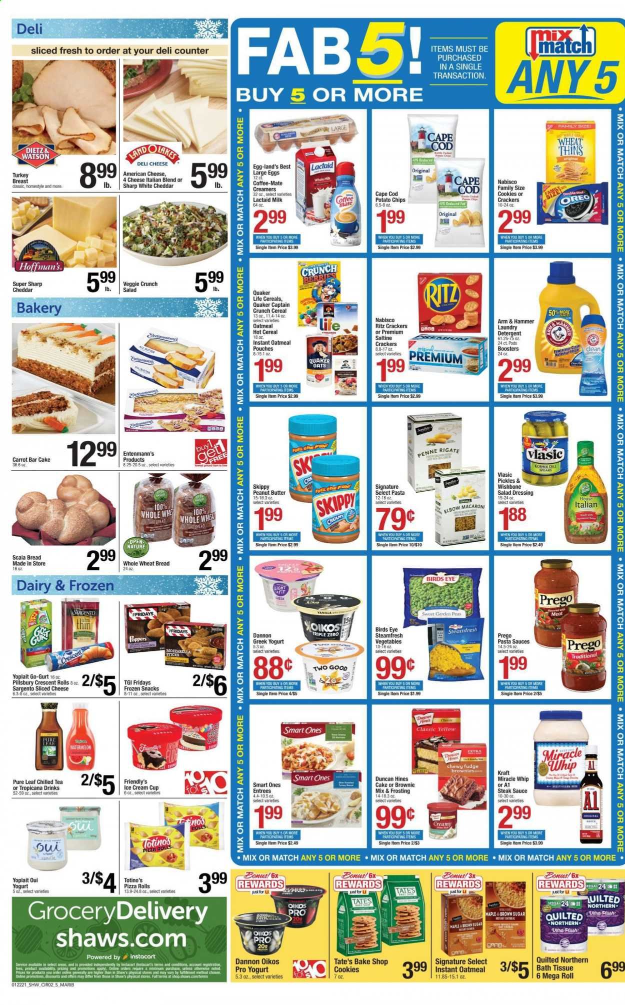 Shaw’s (MA, ME, NH, RI, VT) Weekly Ad Flyer January 22 to January 28