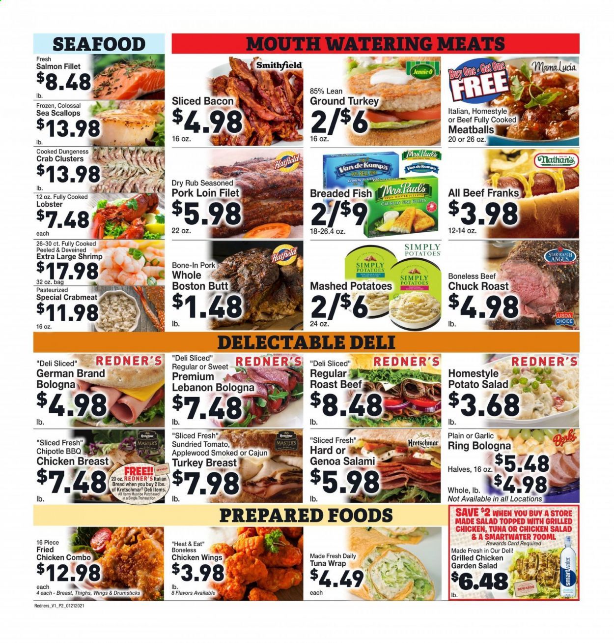 Redner's Markets Weekly Ad Flyer January 21 to January 27