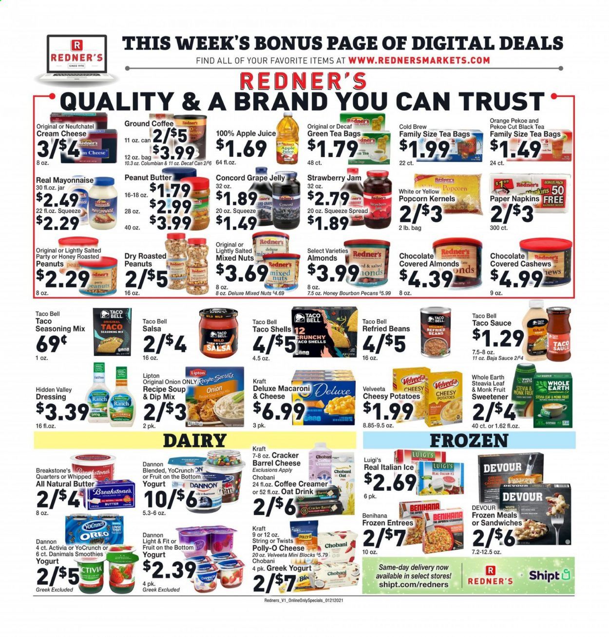 Redner's Markets Weekly Ad Flyer January 21 to January 27