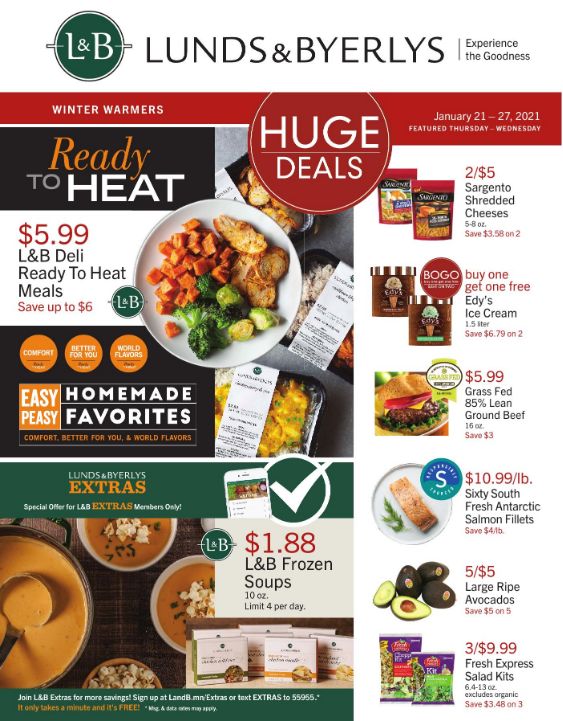 Lunds & Byerlys  Weekly Ad Flyer January 21 to January 27, 2021