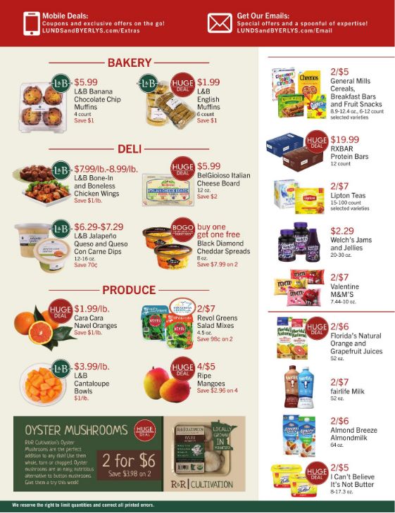 Lunds & Byerlys  Weekly Ad Flyer January 21 to January 27, 2021