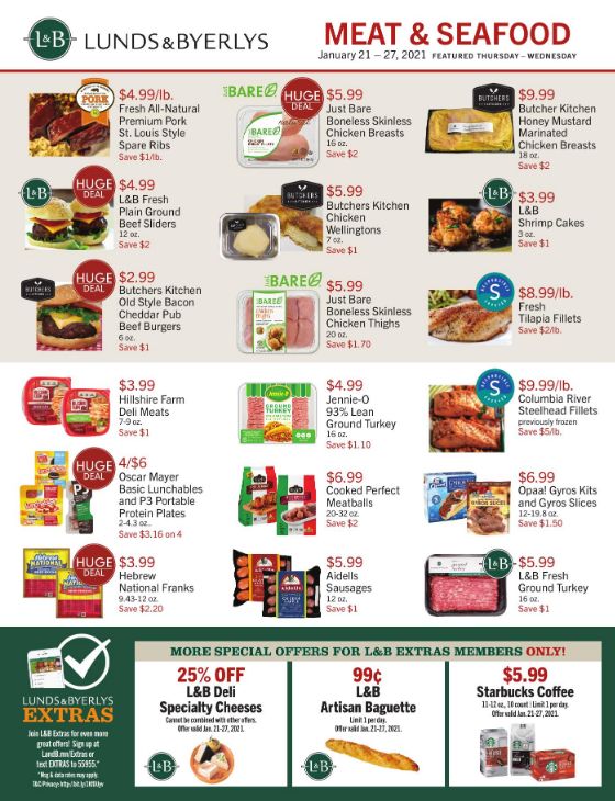 Lunds & Byerlys  Weekly Ad Flyer January 21 to January 27, 2021
