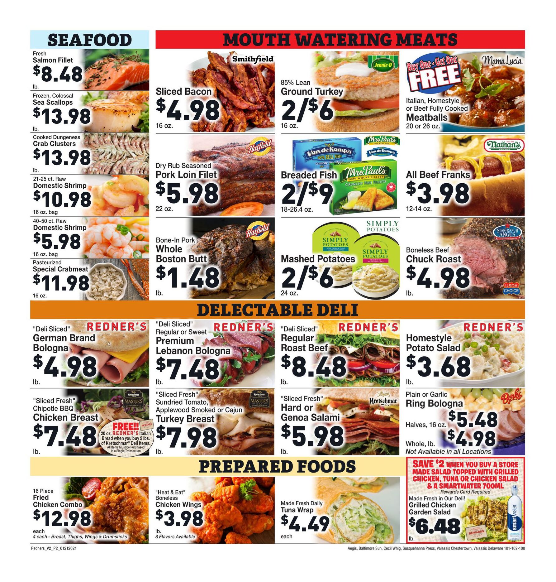 Redner's Markets Weekly Ad Flyer January 21 to January 27, 2021