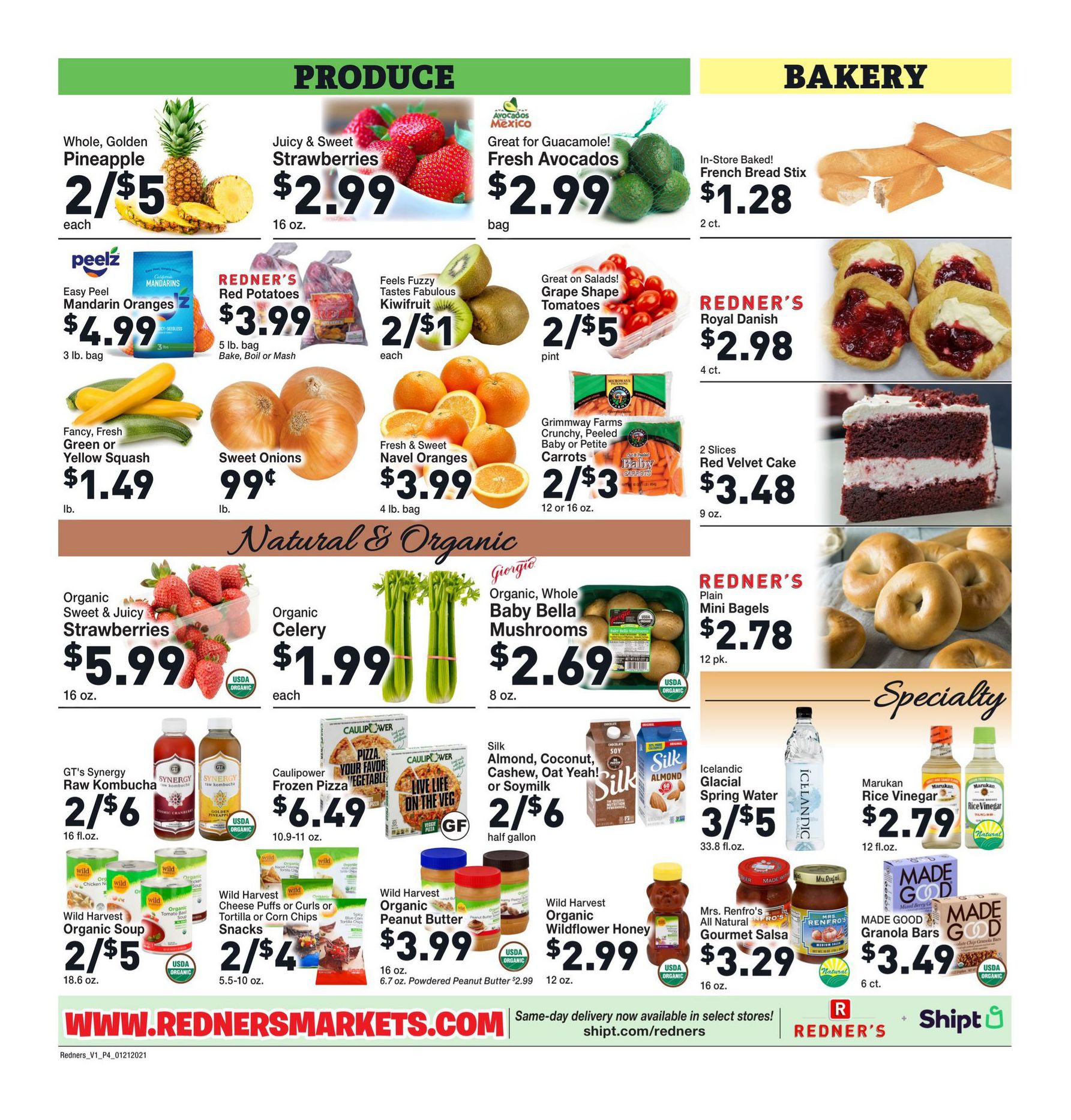 Redner's Markets Weekly Ad Flyer January 21 to January 27, 2021