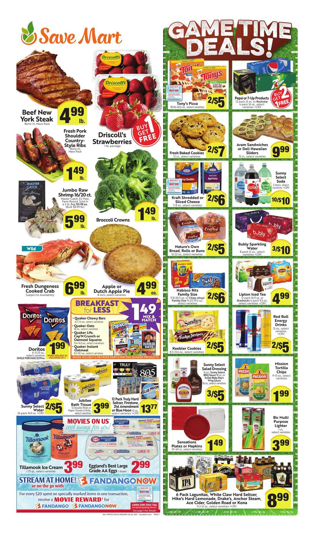 Save Mart Weekly Ad Flyer January 20 to January 26, 2021