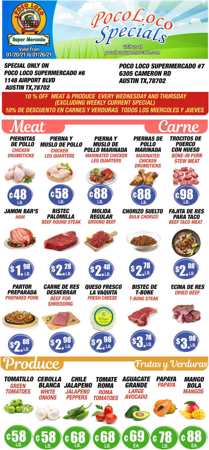 Poco Loco Weekly Ad Flyer January 20 to January 26, 2021