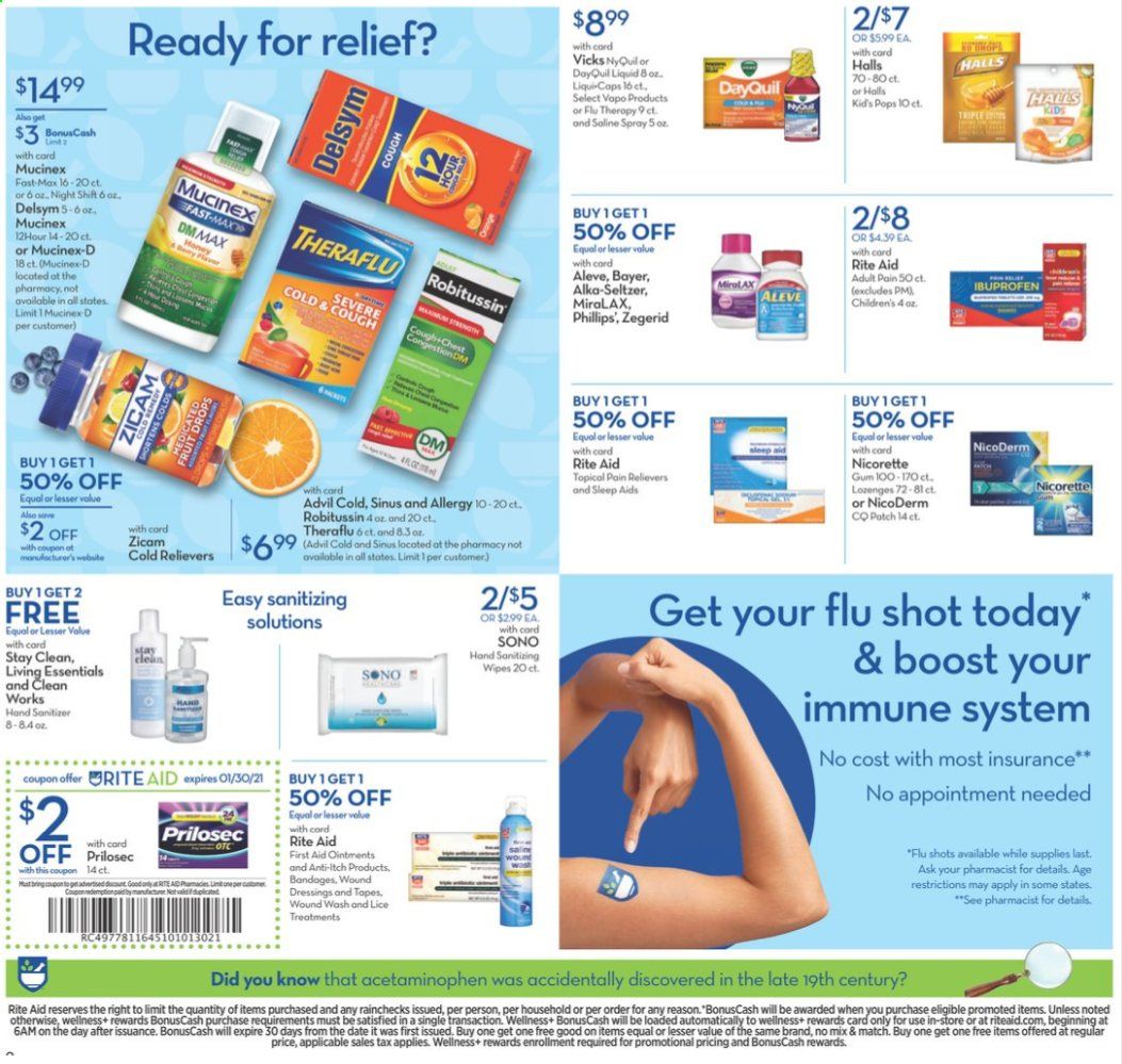 RITE AID Weekly Ad Flyer January 24 to January 30
