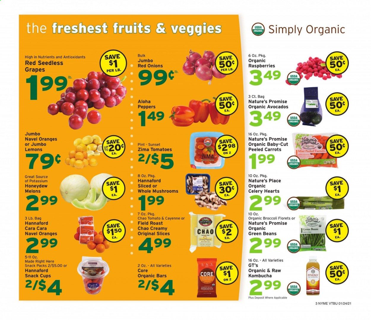 Hannaford (VT) Weekly Ad Flyer January 24 to January 30