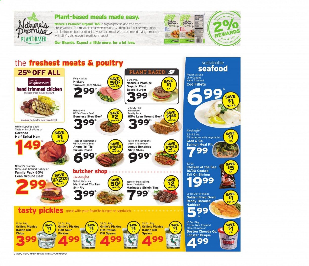Hannaford (NH) Weekly Ad Flyer January 24 to January 30