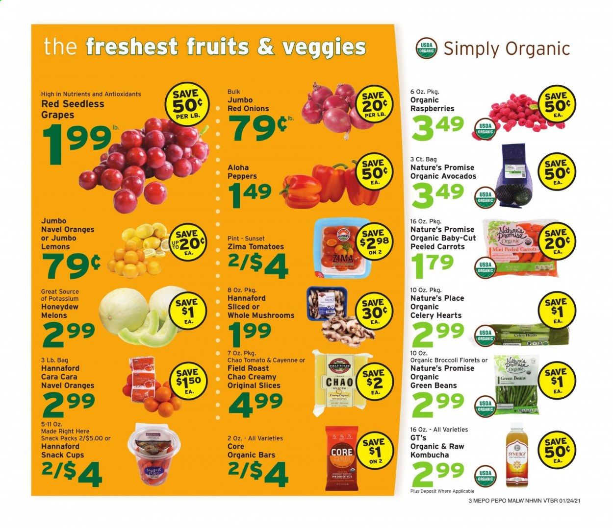 Hannaford (NH) Weekly Ad Flyer January 24 to January 30