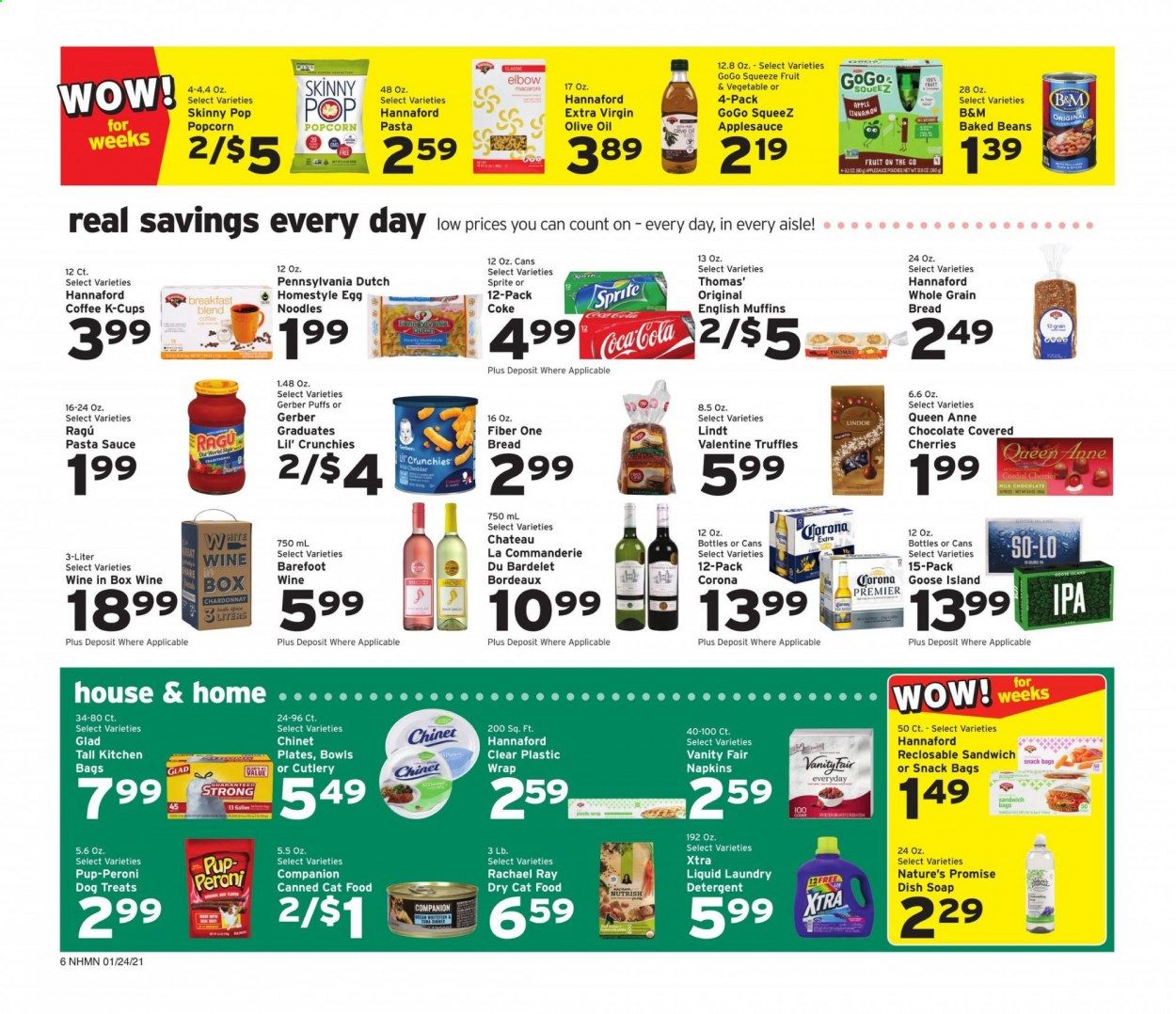 Hannaford (NH) Weekly Ad Flyer January 24 to January 30