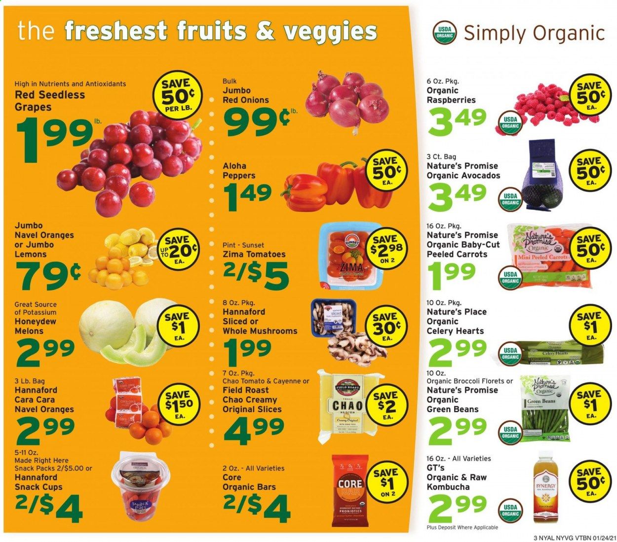 Hannaford (NY) Weekly Ad Flyer January 24 to January 30