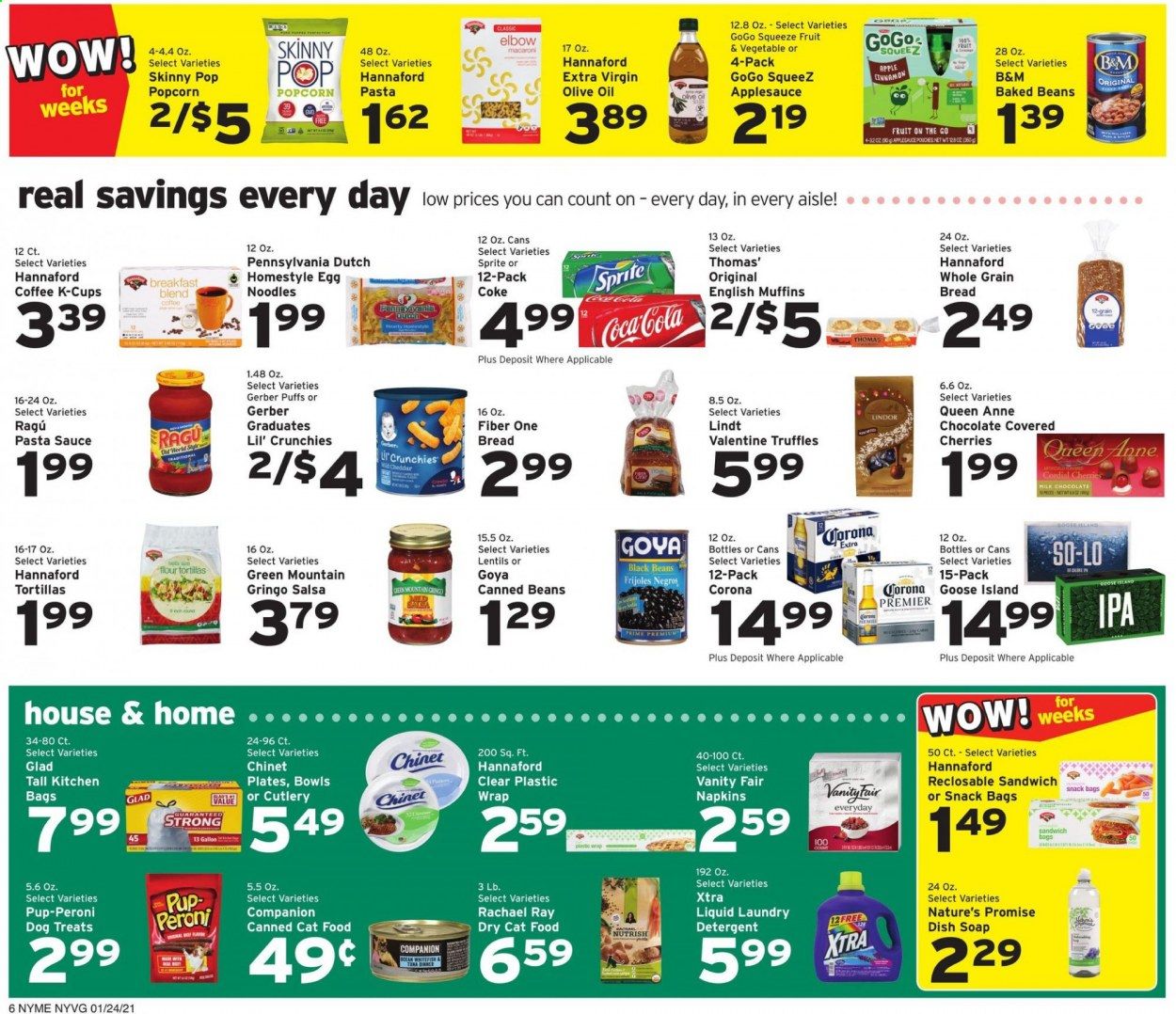 Hannaford (NY) Weekly Ad Flyer January 24 to January 30