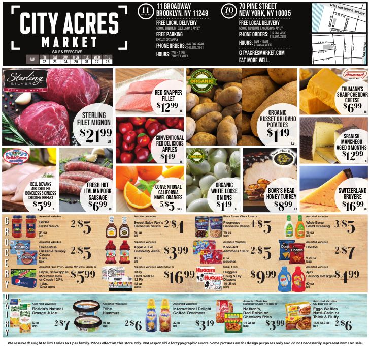 City Acres Market Weekly Ad Flyer January 22 to January 28, 2021