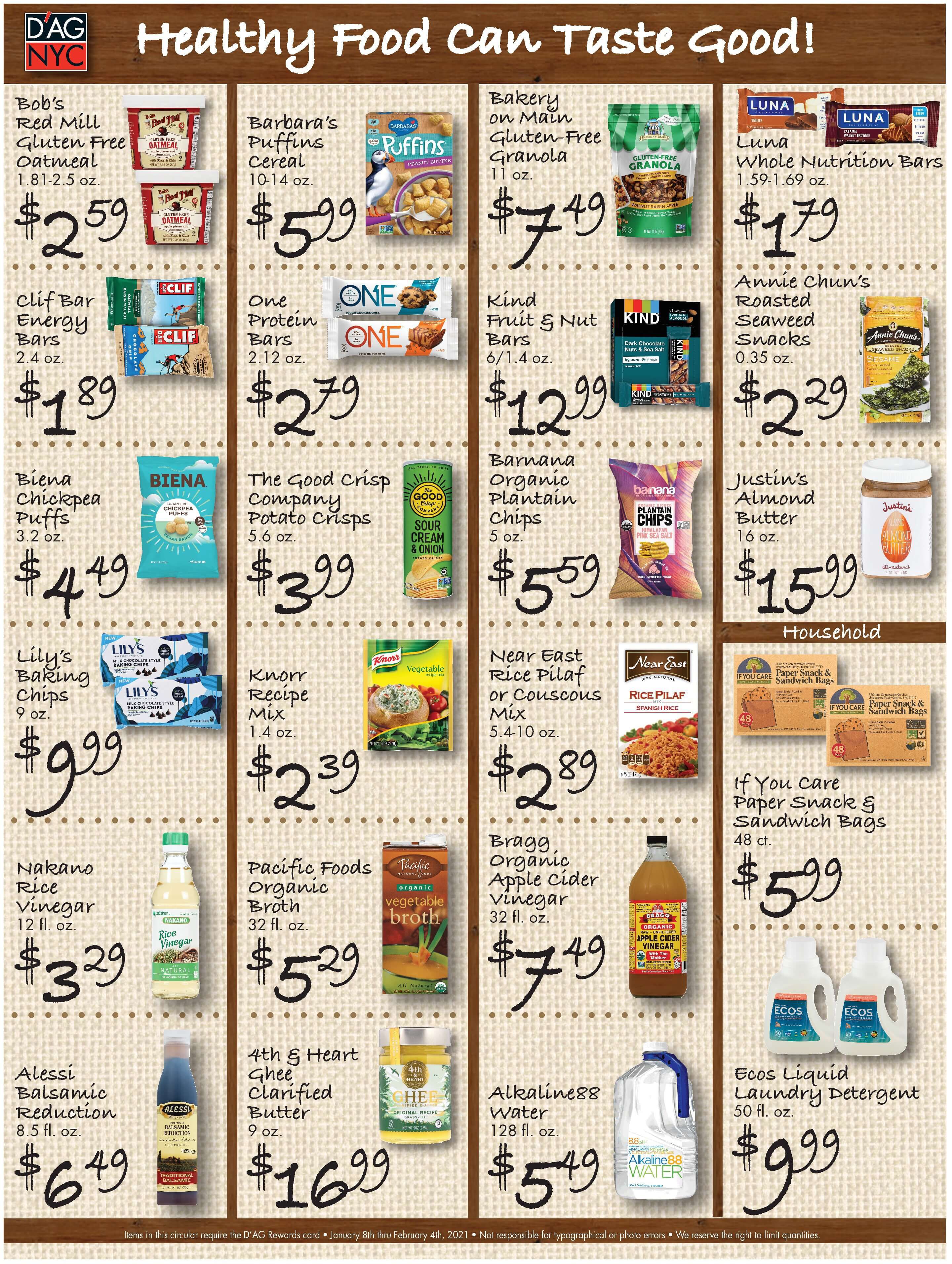 D'Agostino Weekly Ad Flyer January 22 to January 28, 2021