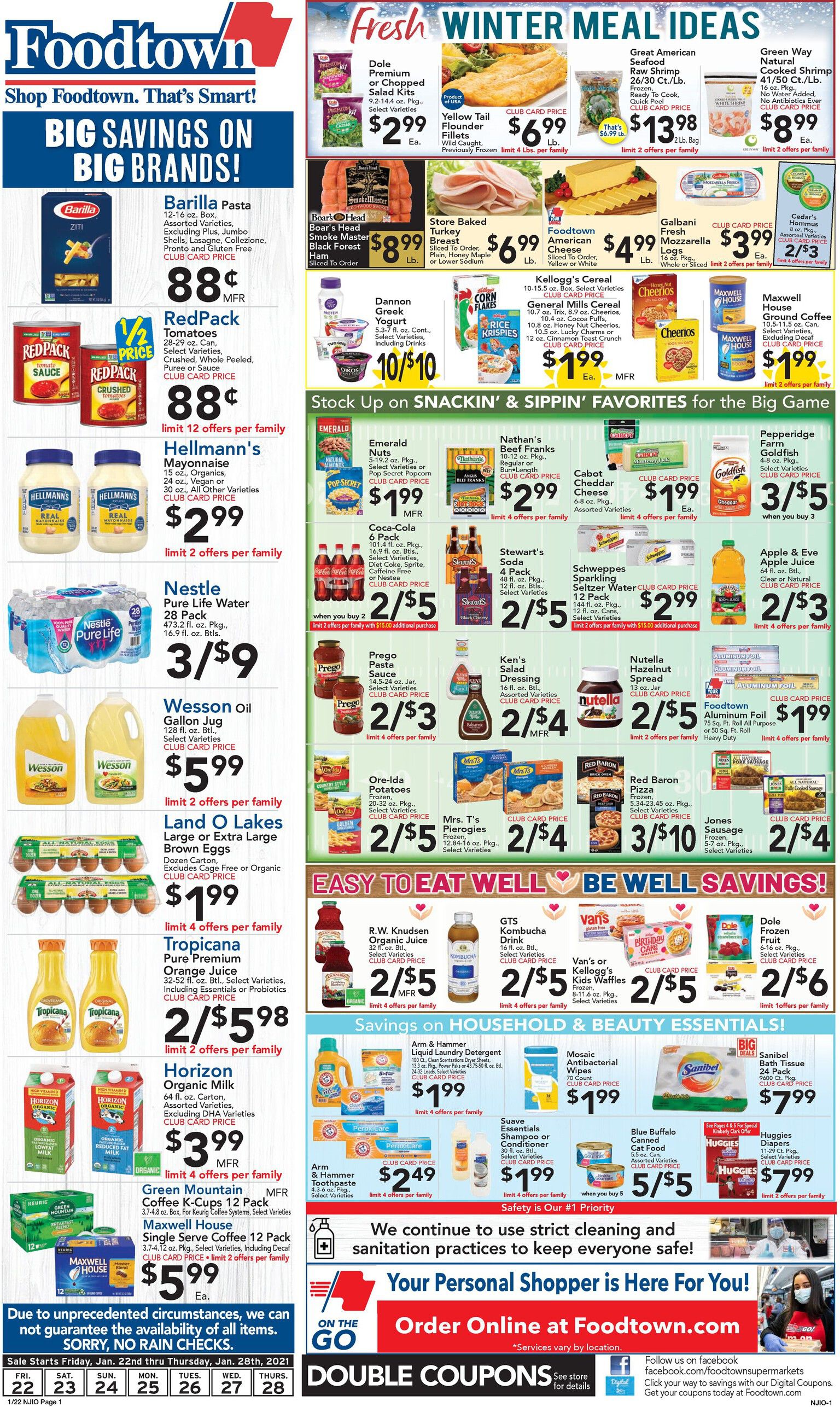 Foodtown Weekly Ad Flyer January 22 to January 28, 2021
