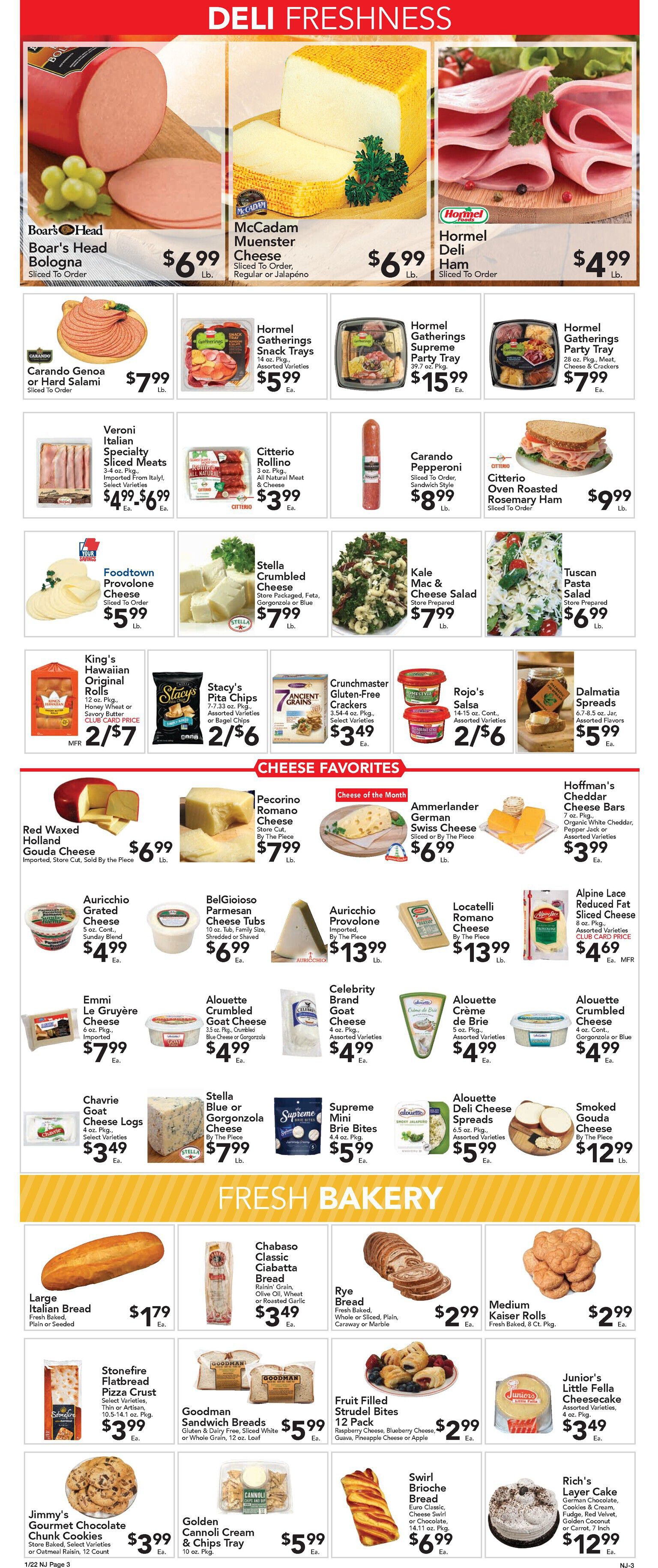Foodtown Weekly Ad Flyer January 22 to January 28, 2021
