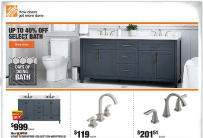 The Home Depot Weekly Ad Flyer January 21 to January 28