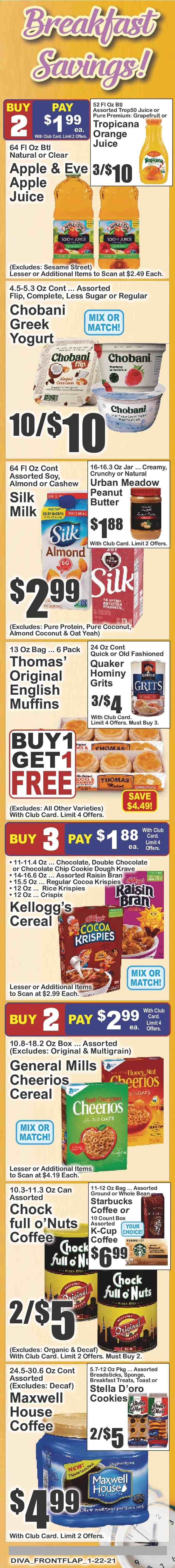 Key Food (NJ, NY) Weekly Ad Flyer January 22 to January 28