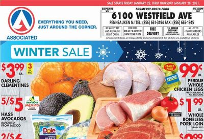 Associated Supermarkets Weekly Ad Flyer January 22 to January 28