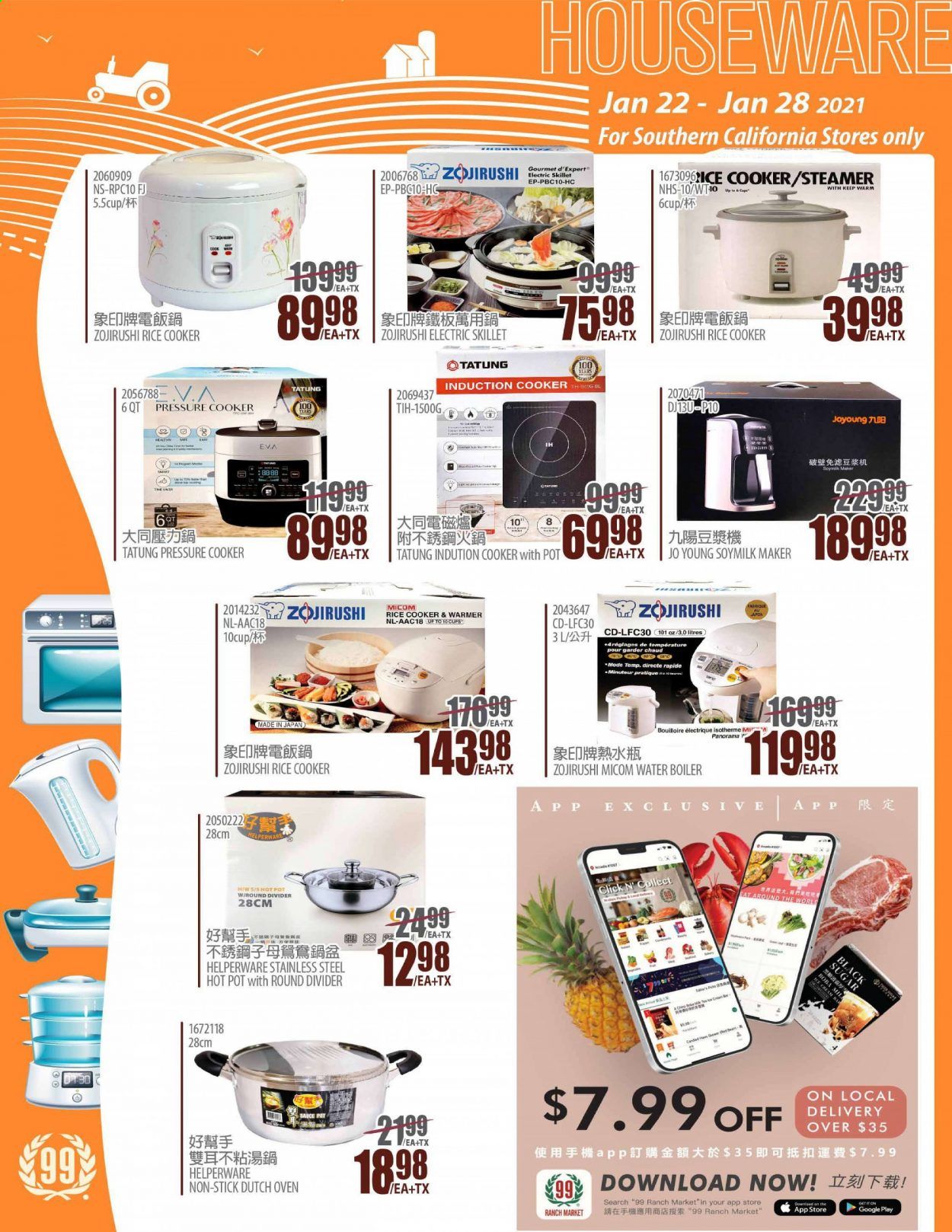 99 Ranch Market (CA) Weekly Ad Flyer January 22 to January 28