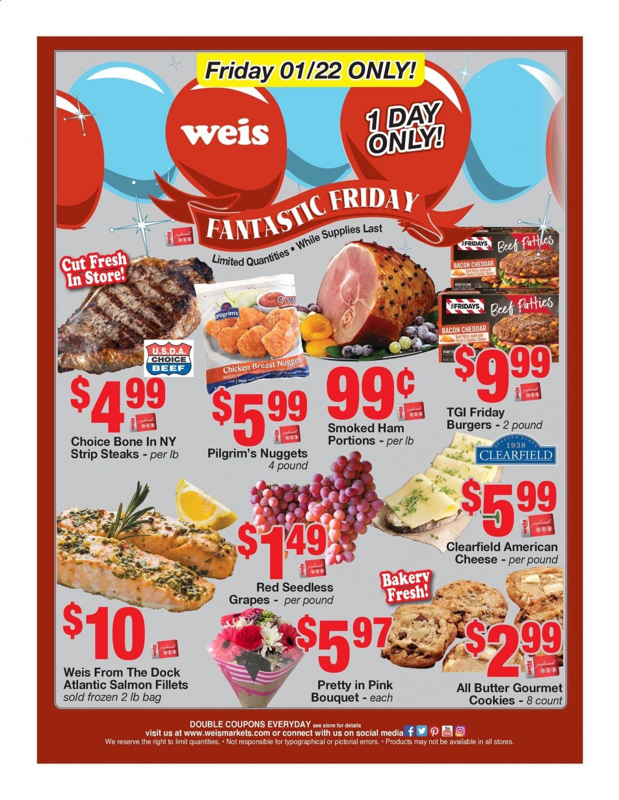 Weis Weekly Ad Flyer January 22 to January 22
